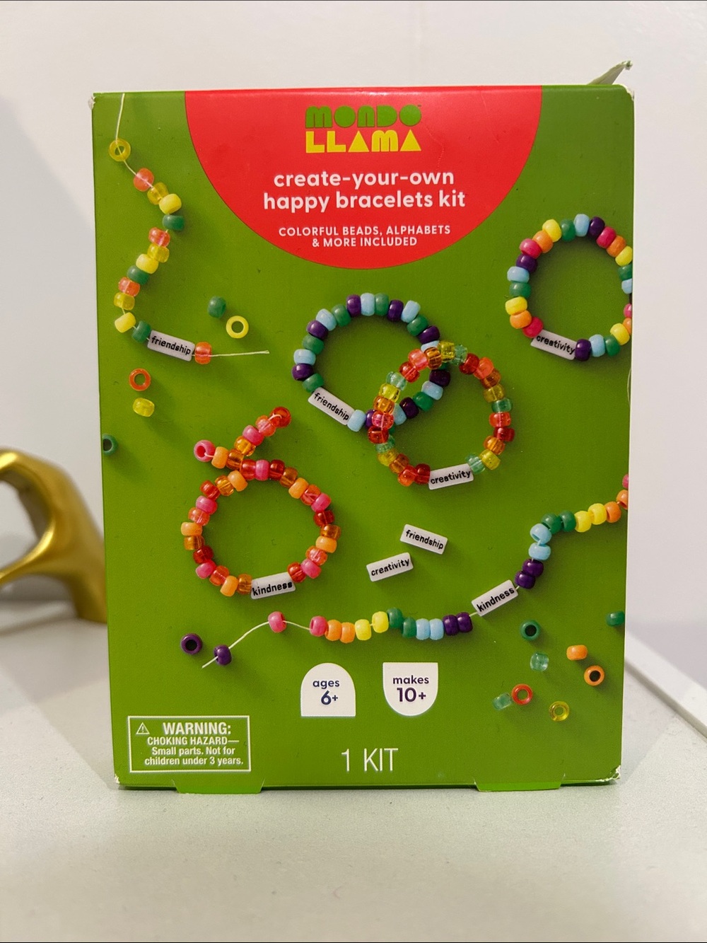 Mondo Llama Create-Your-Own Happy Bracelets Kit - Colorful Beads